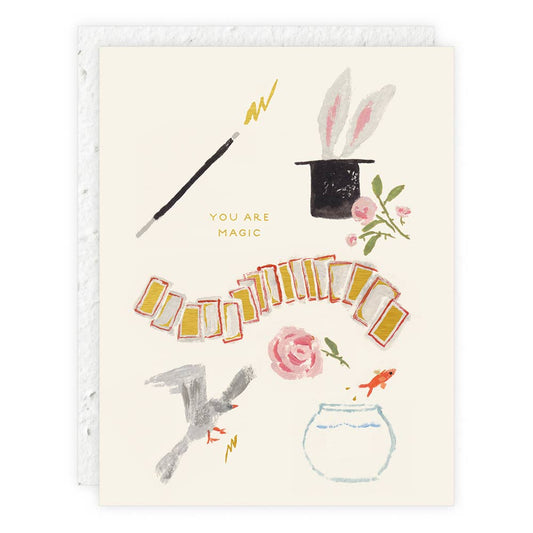 Magic -  Love + Friendship Card: With cello sleeve