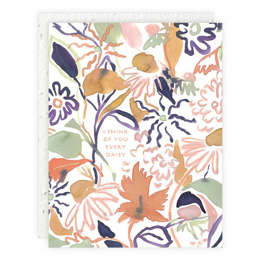 Daisies - Love + Friendship Card: With cello sleeve