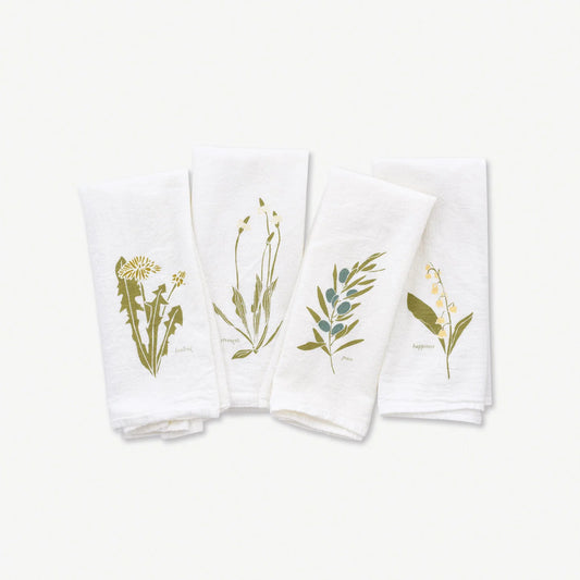 Language of Flowers Napkins | Empowerment