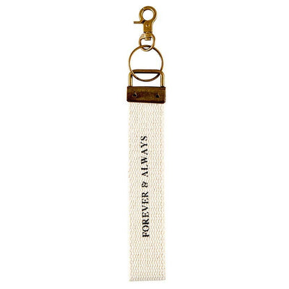 Canvas Keychain-Happily Ever