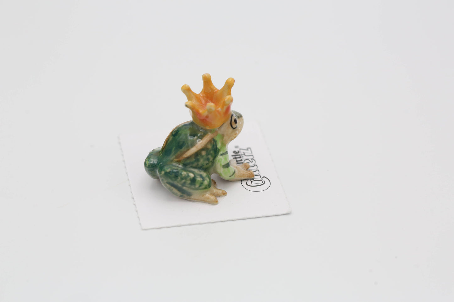 Kiss Frog Prince Porcelain Miniature