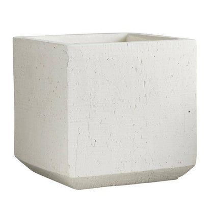 White Square Pot LG