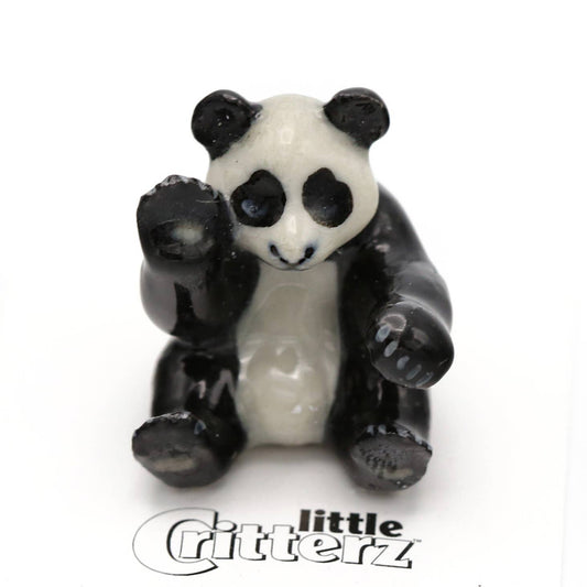 Ziao Liwu Panda Cub Porcelain Miniature