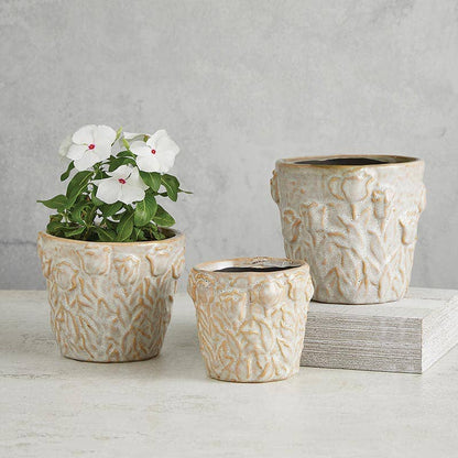 White Ceramic Pot - Small