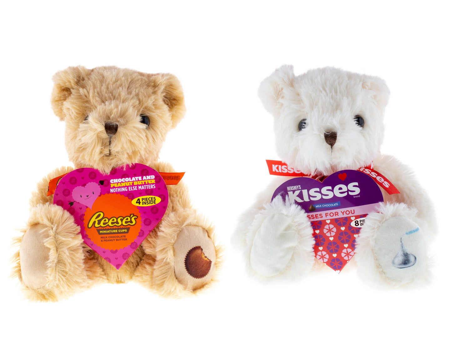 Hershey's Plush Cream and Tan Bear with Candy - Assortment