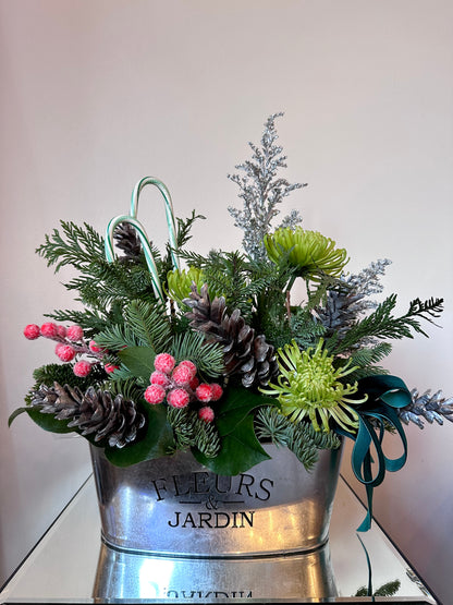 Joan’s Green Christmas Bouquet