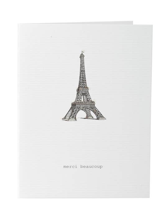 Merci Beaucoup Greeting Card