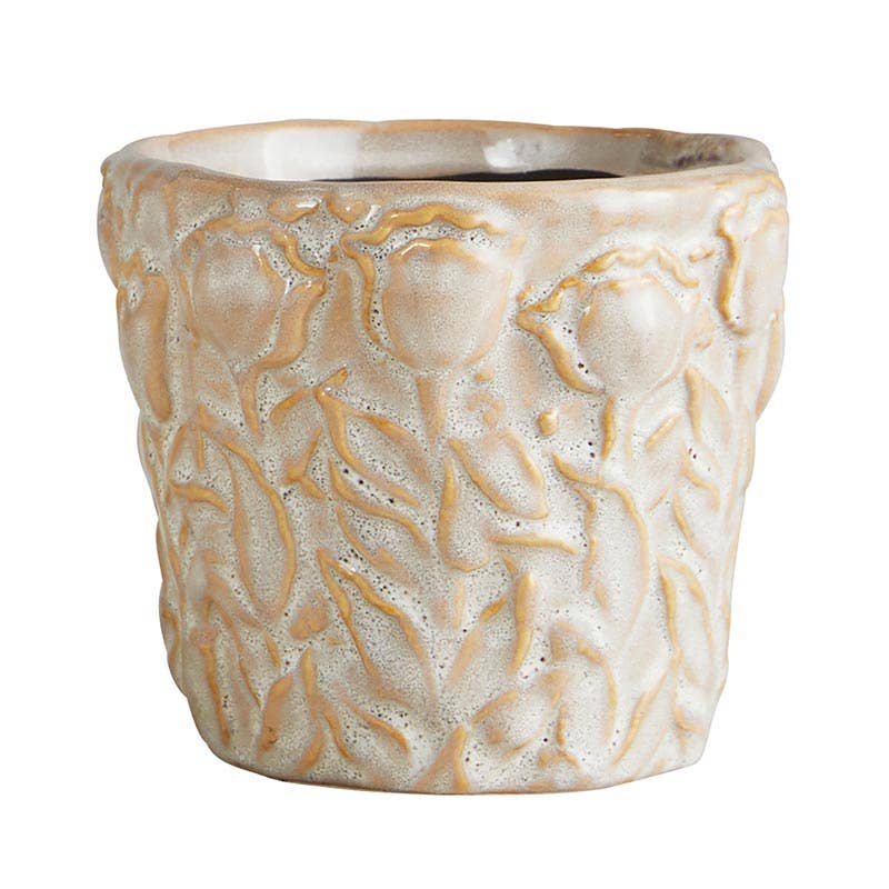 White Ceramic Pot - Small