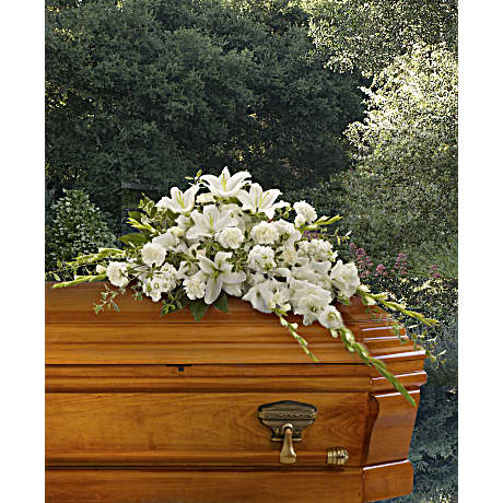 Bountiful Memories Casket Spray