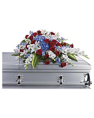 Distinguished Service Casket Spray