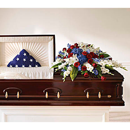 Distinguished Service Casket Spray