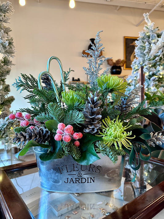 Joan’s Green Christmas Bouquet