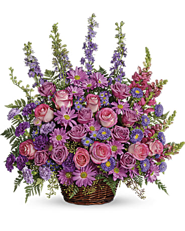 Gracious Lavender Basket