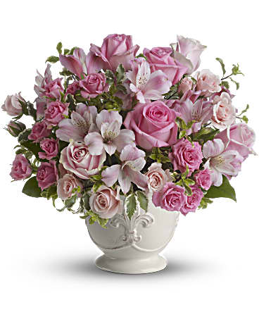 Pink Potpourri Bouquet with Roses