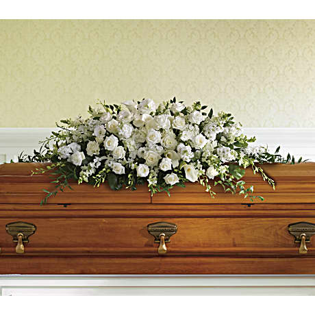 Purity and Peace Casket Spray