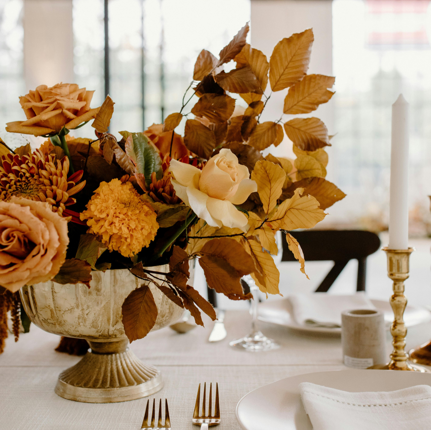 Fall Flower Arrangement