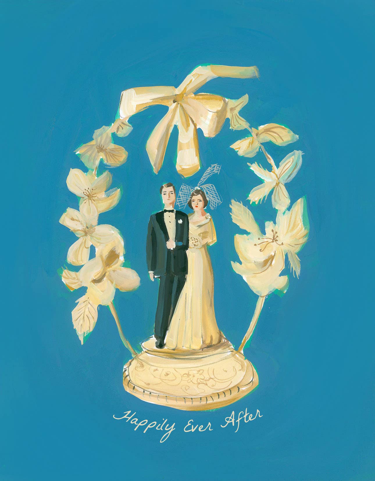 The Happy Couple Wedding Card