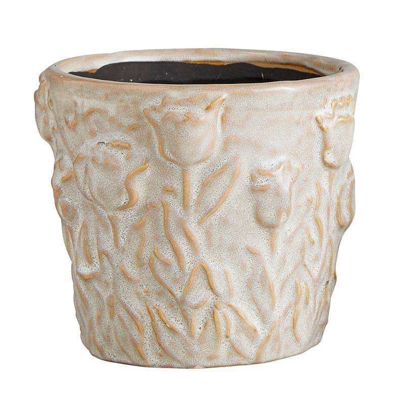 White Ceramic Pot - Large