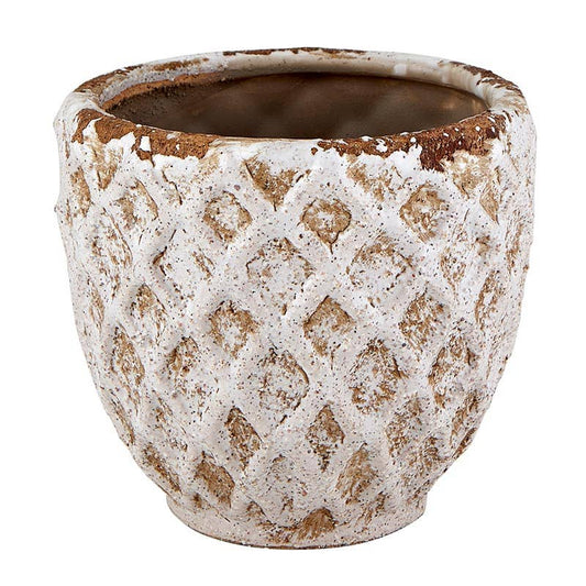 Diamond Pattern Pot Sm