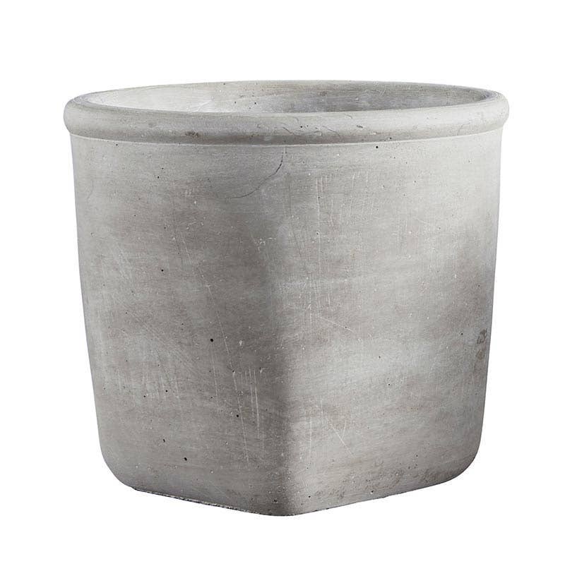 Cement Square Pot LG