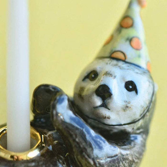 Sea Otter "Party Animal" | Cake Topper