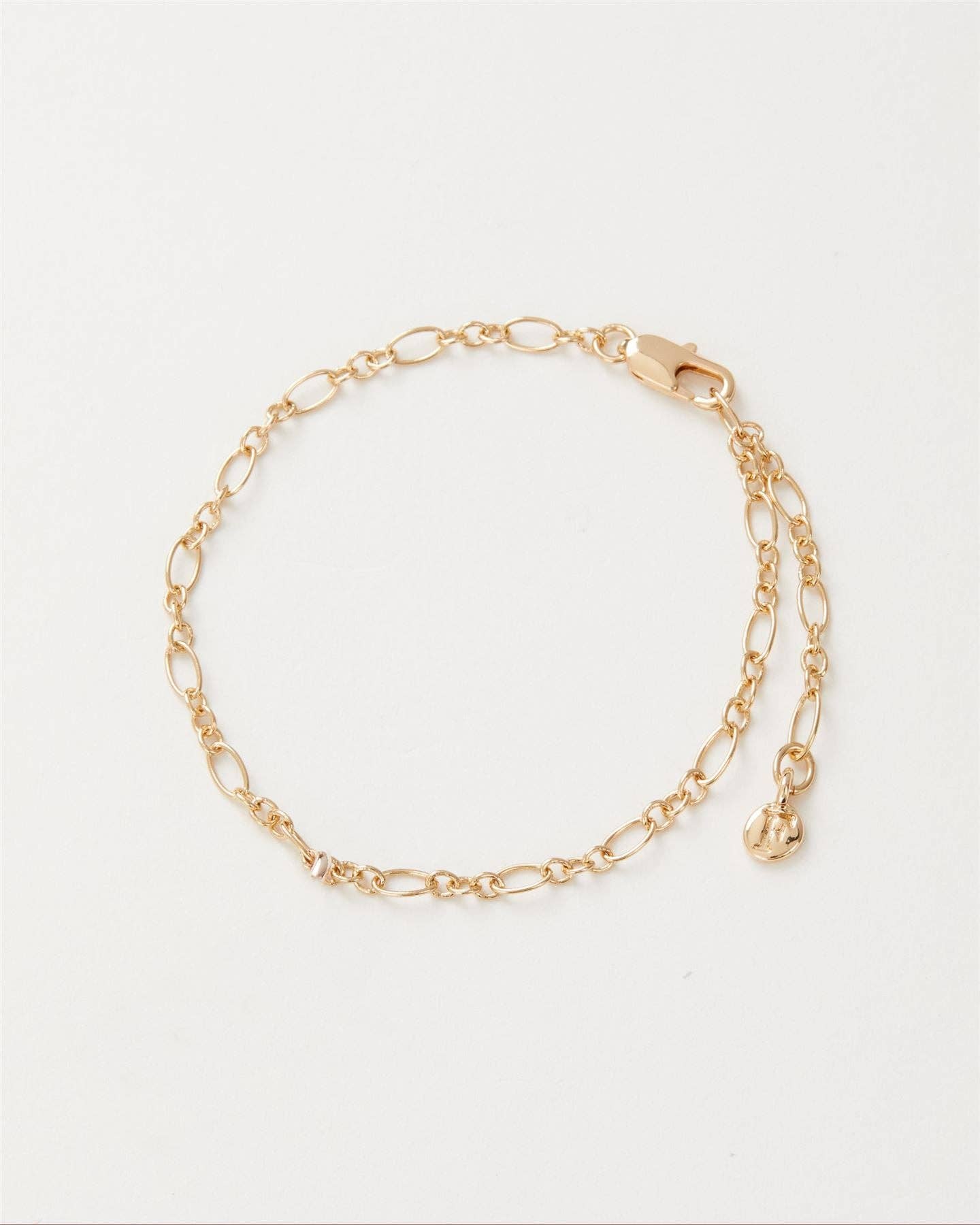 Oval Figaro Chain Bracelet