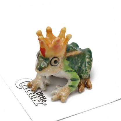 Kiss Frog Prince Porcelain Miniature