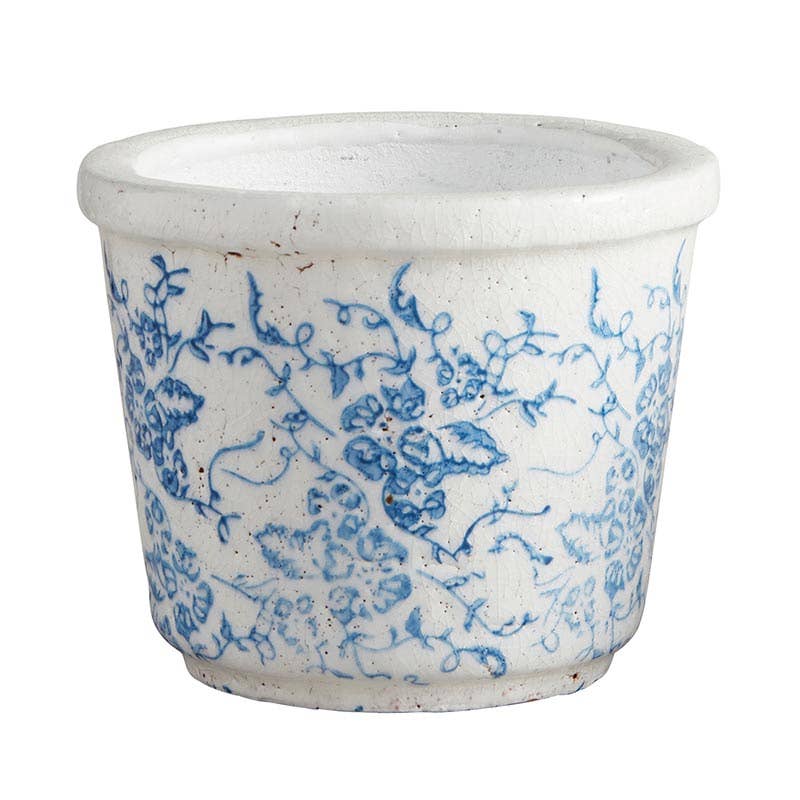 Vintage Blue Pot Sm