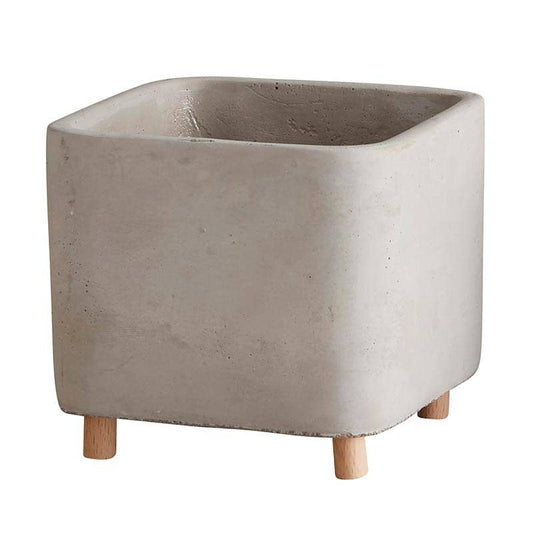 Sq Pot W Legs Lg