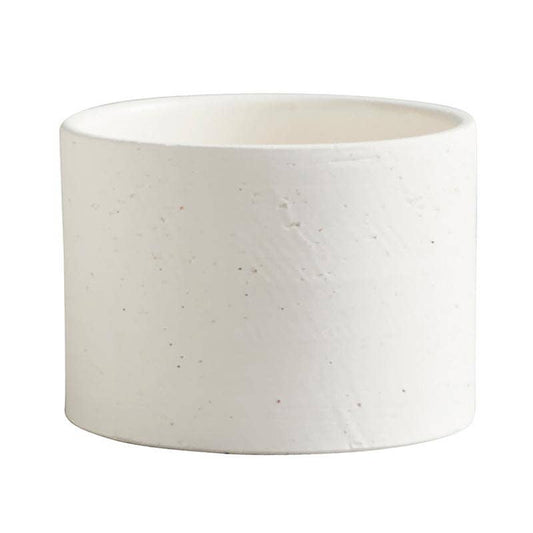 White Round Pot SM