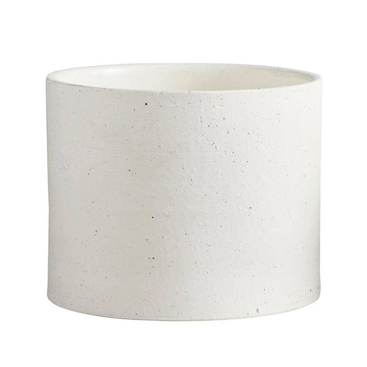 White Round Pot LG