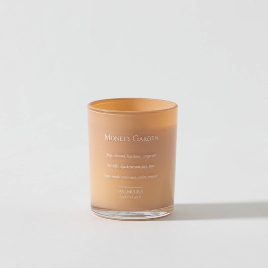 Monet's Garden Soy Wax Candle [rose/lily/almond]: Standard 4.9 oz/ 140 g