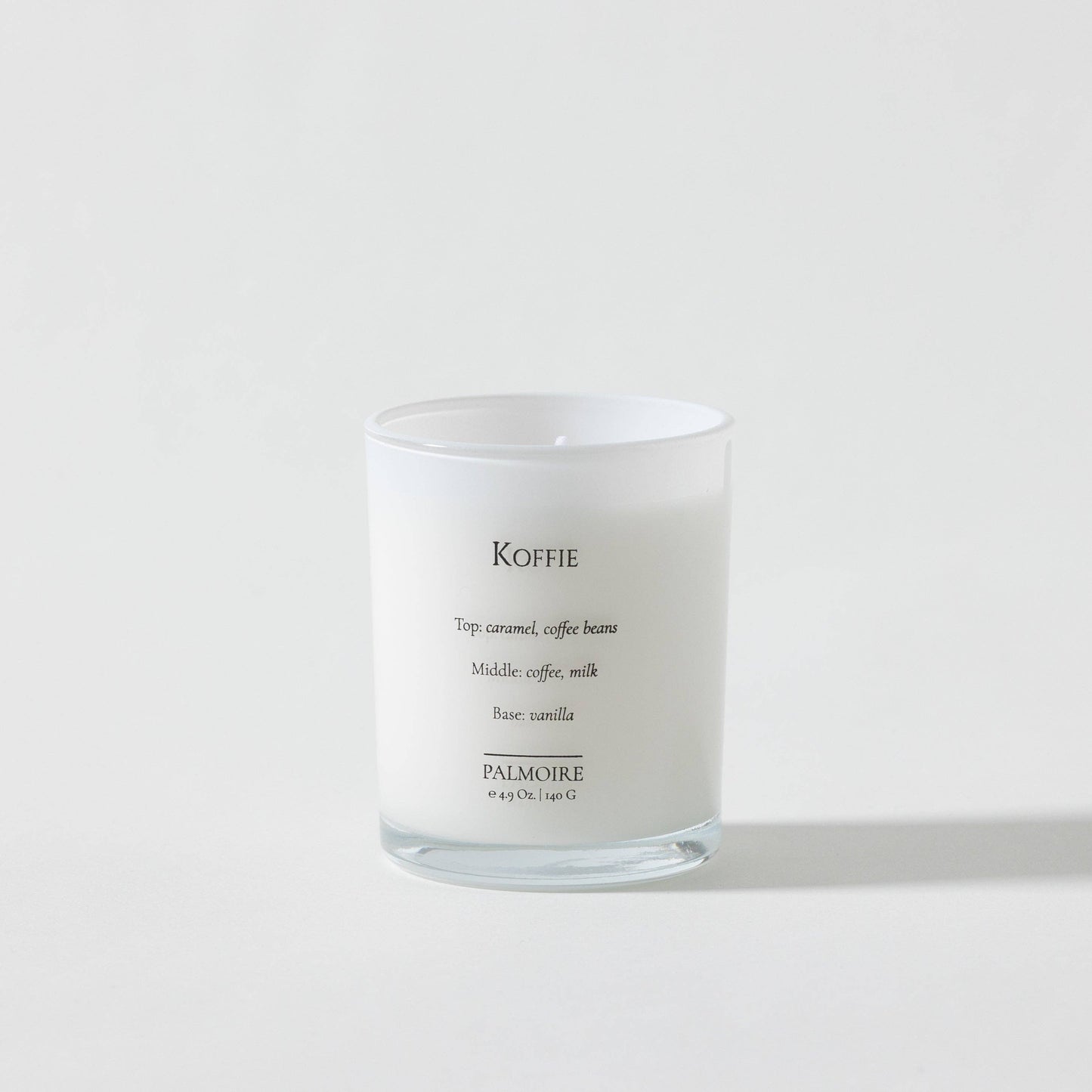 Koffie Soy Wax Candle [coffee/caramel/vanilla]: Standard 4.9 oz/ 140 g